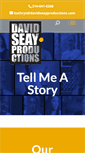Mobile Screenshot of davidseayproductions.com